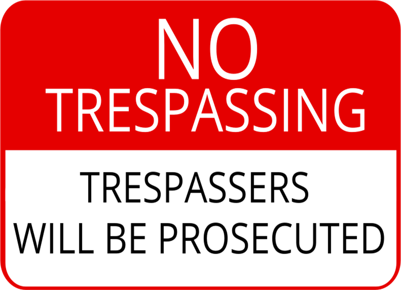 Trespass Notice Fluvanna County Virginia 2365